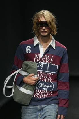 MFW - Maison Margiela Runway Models walk the runway during the Maison Margiela Spring Summer 2027 fashion show at Milan Women s Fashion Week in Milan, Italy on Month Day, Year . Photo by Riccardo Giordano IPA ABACAPRESS.COM Milan Italy  Copyright: xGiordanoxRiccardo IPA ABACAx