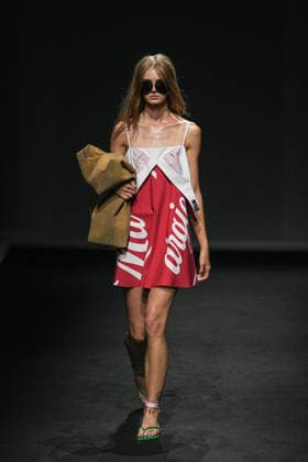 MFW - Maison Margiela Runway Models walk the runway during the Maison Margiela Spring Summer 2027 fashion show at Milan Women s Fashion Week in Milan, Italy on September 23, 2026. Photo by Riccardo Giordano IPA ABACAPRESS.COM Milan Italy  Copyright: xGiordanoxRiccardo IPA ABACAx