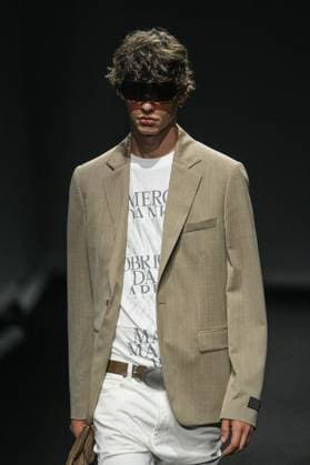 MFW - Maison Margiela Runway Models are seen walking the runway during the Maison Margiela Spring Summer 2027 fashion show at Milan Women s Fashion Week in Milan, Italy on September 23, 2026. Photo by Riccardo Giordano IPA Milan Italy  Copyright: xGiordanoxRiccardo IPA ABACAx