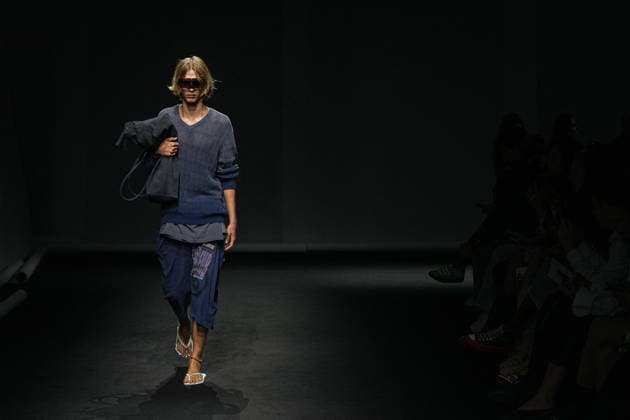 MFW - Maison Margiela Runway Models walk the runway during the Maison Margiela Spring Summer 2027 fashion show at Milan Women s Fashion Week in Milan, Italy on September 23, 2026. Photo by Riccardo Giordano IPA Milan Italy  Copyright: xGiordanoxRiccardo IPA ABACAx