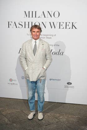 MFW - Gala Dinner hosted by the National Chamber of Italian Fashion Italian fashion designer Brunello Cucinelli arrives at the Milan Women s Fashion Week Spring Summer 2027 Gala Dinner hosted by the National Chamber of Italian Fashion in Milan, Italy on September 23, 2026. Photo by Riccardo Giordano IPA ABACAPRESS.COM Milan Italy  Copyright: xGiordanoxRiccardo IPA ABACAx