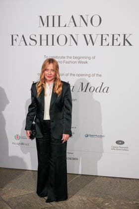 MFW - Gala Dinner hosted by the National Chamber of Italian Fashion Giorgia Meloni, Italy s Prime Minister, attends the Spring Summer 2027 Gala Dinner hosted by the National Chamber of Italian Fashion during Milan Women s Fashion Week in Milan, Italy on September 23, 2026. Photo by Riccardo Giordano IPA ABACAPRESS.COM Milan Italy  Copyright: xGiordanoxRiccardo IPA ABACAx