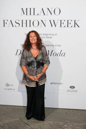 MFW - Gala Dinner hosted by the National Chamber of Italian Fashion Angela Missoni attends the Spring Summer 2027 Gala Dinner hosted by the National Chamber of Italian Fashion during Milan Women s Fashion Week in Milan, Italy on September 23, 2026. Photo by Riccardo Giordano IPA ABACAPRESS.COM Milan Italy  Copyright: xGiordanoxRiccardo IPA ABACAx