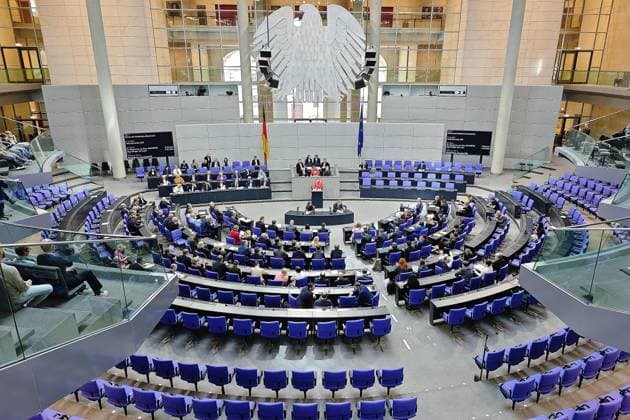 Berlin, Germany, September 24, 2026 German Bundestag 96th Session of the Bundestag A view of the chamber; Sonja Eichwede (SPD) is standing at the lectern Copyright: xdtsxNachrichtenagenturx dts_136184