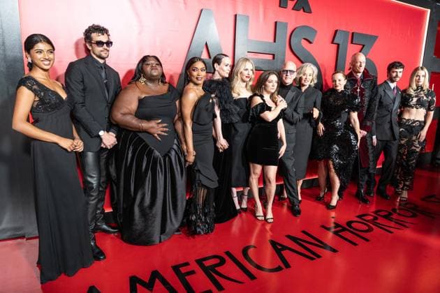 September 23, 2026, Bronx, New York, USA: Avantika Vandanapu, Paul Anthony Kelly, Gabourey Sidibe, Angela Bassett, Sarah Paulson, Leslie Grossman, Billie Lourd, Ryan Murphy, Jessica Lange, Mena Suvari, Fedor Steer, Joey Pollari and Elle Chapman attend premiere American Horror Story: 13 by FX Hulu at The Hotel Chelsea in New York, NY on September 23, 2026. Bronx USA  - ZUMAr339 20260923_znp_r339_245 Copyright: xLevxRadinx