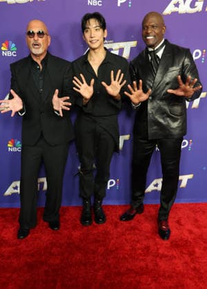 Arrivals for the America s Got Talent Season 21 final winner at Hotel Dena Pasadena Featuring: Howie Mandel, Yu Hojin, Terry Crews Where: Los Angeles, California, United States When: 24 Sep 2026 Credit: Faye s Vision Cover Images EDITORIAL USE ONLY. NOT FOR USE BY NEWSPAPERS BASED IN THE UK. Copyright: xx coverimg56050519
