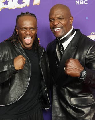 America s Got Talent Season 21 Finale Results Red Carpet 23 September 2025 - Pasadena, California - Terry Crews, KSI,Olajide Olayinka Williams Olatunji. Attend America s Got Talent Season 21 Finale Results Red Carpet held at the Hotel Dena Pasadena, in Pasadena ., Credit:FS Faye Sadou Avalon United States, CA, Pasadena, Hotel Dena Pasadena  Copyright: xFSx xFayexSadoux xAvalonx 1137742575