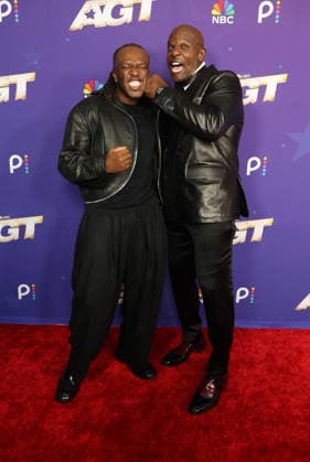 America s Got Talent Season 21 Finale Results Red Carpet 23 September 2025 - Pasadena, California - Terry Crews, KSI,Olajide Olayinka Williams Olatunji. Attend America s Got Talent Season 21 Finale Results Red Carpet held at the Hotel Dena Pasadena, in Pasadena ., Credit:FS Faye Sadou Avalon United States, CA, Pasadena, Hotel Dena Pasadena  Copyright: xFSx xFayexSadoux xAvalonx 1137742582