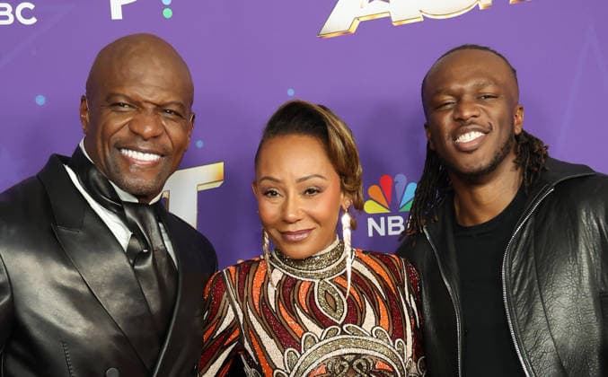 America s Got Talent Season 21 Finale Results Red Carpet 23 September 2025 - Pasadena, California - Terry Crews, Mel B, Melanie Brown, KSI,Olajide Olayinka Williams Olatunji. Attend America s Got Talent Season 21 Finale Results Red Carpet held at the Hotel Dena Pasadena, in Pasadena ., Credit:FS Faye Sadou Avalon United States, CA, Pasadena, Hotel Dena Pasadena  Copyright: xFSx xFayexSadoux xAvalonx 1137742601