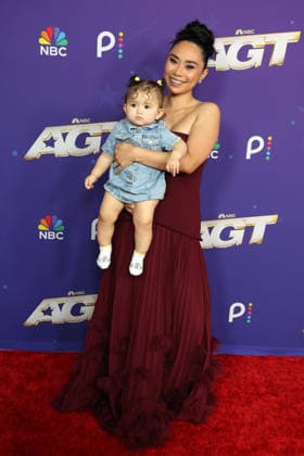 America s Got Talent Season 21 Finale Results Red Carpet 23 September 2025 - Pasadena, California - Jessica Sanchez, Eliana Mae Gallardo. Attend America s Got Talent Season 21 Finale Results Red Carpet held at the Hotel Dena Pasadena, in Pasadena ., Credit:FS Faye Sadou Avalon United States, CA, Pasadena, Hotel Dena Pasadena  Copyright: xFSx xFayexSadoux xAvalonx 1137742771