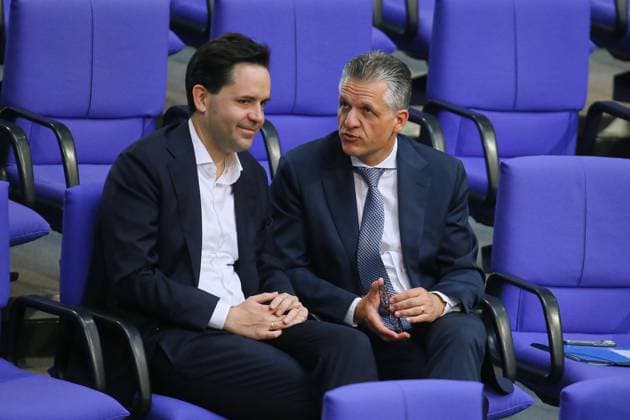Berlin, Germany, September 24, 2026 German Bundestag 96th Session of the Bundestag Johannes Winkel and Thorsten Frei, both of the CDU Copyright: xdtsxNachrichtenagenturx dts_136201