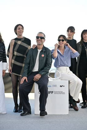 Presentation of the film *Sants* at the San Sebastián Film Festival Director Mikel Gurrea, and the actresses—Ariadna Gil, Victoria Luengo, and Eulàlia Ramon—during the presentation of the film *Sants* at the San Sebastián Film Festival, held at the Kursaal Conference Center on September 24, 2026, in San Sebastián, Guipúzcoa, Basque Country, Spain. The feature film, which follows Lali, a woman who returns to Barcelona to care for her terminally ill mother, is being screened in the Official Selection of the San Sebastián Film Festival, competing for the prestigious Golden Shell. September 24, 2026, Spain  Copyright: xArnaitzxRubiox 7795735