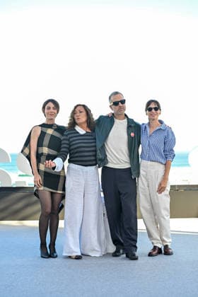 Presentation of the film *Sants* at the San Sebastián Film Festival Director Mikel Gurrea, and the actresses—Ariadna Gil, Victoria Luengo, and Eulàlia Ramon—during the presentation of the film *Sants* at the San Sebastián Film Festival, held at the Kursaal Conference Center on September 24, 2026, in San Sebastián, Guipúzcoa, Basque Country, Spain. The feature film, which follows Lali, a woman who returns to Barcelona to care for her terminally ill mother, is being screened in the Official Selection of the San Sebastián Film Festival, competing for the prestigious Golden Shell. SEPTEMBER 24, 2026 Spain  Copyright: xArnaitzxRubiox 7795727