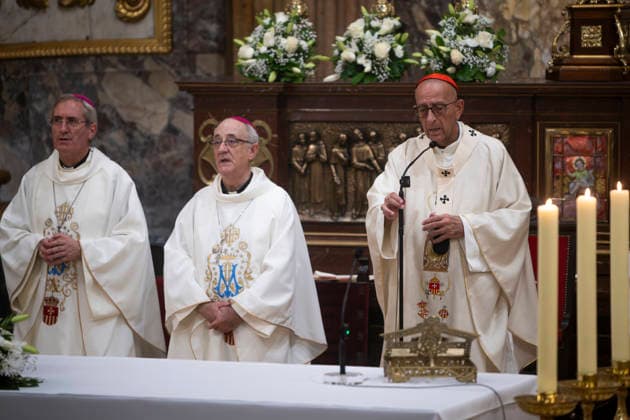 La Mercè Festival in Barcelona: Cardinal Juan José Omella presides over the La Mercè Mass at the Basilica of La Mercè on September 24, 2026, in Barcelona, Catalonia, Spain. The 2026 Mercè Festival is celebrated in Barcelona from September 23 to 27. As the city’s major festival, this year’s festival features more than 109 free concerts, street performances, and its iconic cultural traditions. SEPTEMBER 24, 2026 Lorena Sopê Spain  Copyright: xLorenaxSopÃªnax 7795816