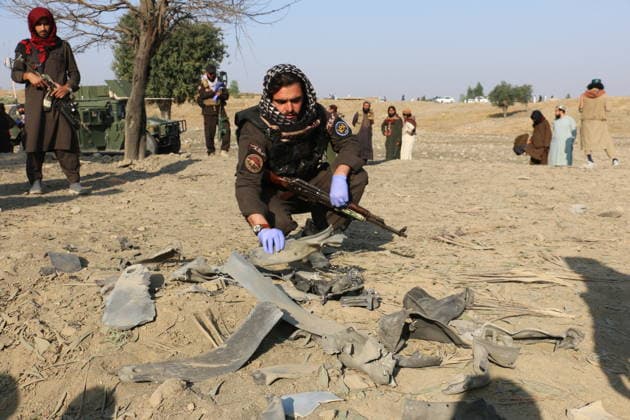 4 killed in Afghanistan in Pakistani airstrikes after Afghan drone incursions KANDAHAR, AFGHANISTAN - SEPTEMBER 24: Security forces stand guard after four people were killed in fresh airstrikes by Pakistan inside three provinces of Afghanistan, Kandahar, Paktia, and Khost provinces on September 24, 2026. Stringer Anadolu Kandahar Afghanistan. Editorial use only. Please get in touch for any other usage.  Copyright: x2026xAnadoluxStringerx
