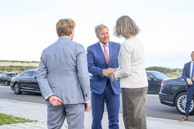 Ijmuiden, The Netherlands, 2026-09-24 10:00:21 IJMUIDEN, 14-02-2026, Ecowende King Willem Alexander pays a working visit to De Rijke Noordzee and the onshore service base of Ecowende in IJmuiden. The visit focuses on the energy transition, nature restoration, and food supply in the North Sea. PHOTO: NLBeeld Patrick van Emst Credit: NL Beeld Patrick van Emst  Copyright: xx x
