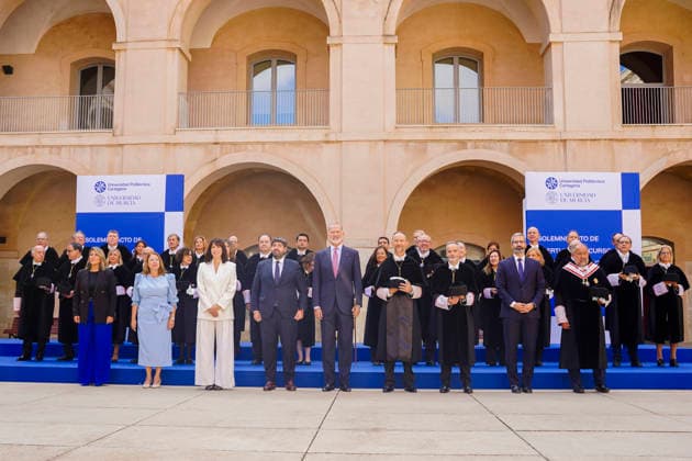 Felipe VI Attends the Opening of the 2026–27 Academic Year at the Polytechnic University of Cartagena King Felipe VI, accompanied by the president of the Region of Murcia, Fernando López Miras, attended the opening of the 2026–2027 academic year, in the auditorium of the Polytechnic University of Cartagena, on September 24, 2026, in Cartagena, Region of Murcia, Spain. This event marks the official start of the academic year for the more than two million college students who will attend classes in Spain. SEPTEMBER 24, 2026, Spain  Copyright: xRobertoxPlazax 7796036
