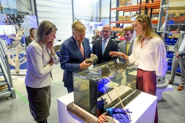 Ijmuiden, The Netherlands, 2026-09-24 10:38:02 IJMUIDEN, 14-02-2026, Ecowende King Willem Alexander pays a working visit to De Rijke Noordzee and the onshore service base of Ecowende in IJmuiden. The visit focuses on the energy transition, nature restoration, and food supply in the North Sea. PHOTO: NLBeeld Patrick van Emst Credit: NL Beeld Patrick van Emst  Copyright: xx x