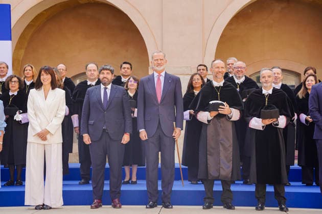 Felipe VI Attends the Opening of the 2026–27 Academic Year at the Polytechnic University of Cartagena King Felipe VI, accompanied by the president of the Region of Murcia, Fernando López Miras, attended the opening of the 2026–2027 academic year, in the auditorium of the Polytechnic University of Cartagena, on September 24, 2026, in Cartagena, Region of Murcia, Spain. This event marks the official start of the academic year for the more than two million college students who will attend classes in Spain. SEPTEMBER 24, 2026, Spain  Copyright: xRobertoxPlazax 7796038