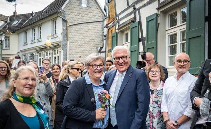 Federal President Frank Walter Steinmeier is relocating his official residence to Hattingen for three days ** FOR EDITORIAL USE ONLY ** EDITORIAL USE ONLY ** p Federal President Frank Walter Steinmeier is relocating his official residence to North Rhine-Westphalia for t Copyright: KaixKitschenberg doc87qnd84lmvm1boog31nqg ,EDITORIAL USE ONLY Copyright: KaixKitschenberg