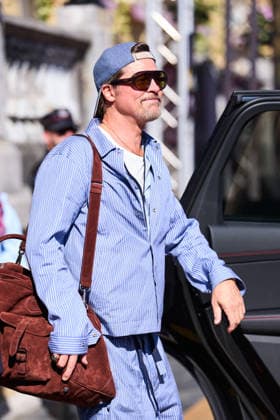 San Sebastian - Brad Pitt Leaves at Maria Cristina Hotel Brad Pitt, Ines de Ramon leaves at Maria Cristina Hotel during 74th San Sebastian International Film Festival on September 24, 2026 in Donostia San Sebastian, Spain. Photo by ABACAPRESS.COM Donostia San Sebastian Euskadi Spain  Copyright: xABACAx