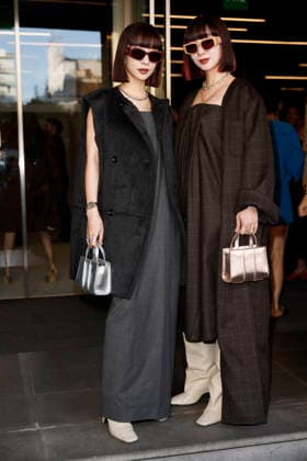 MFW Spring Summer 2027 Max Mara Photocall MP MILAN, ITALY - SEPTEMBER 24: Ami Suzuki, Aya Suzuki attends the Max Mara fashion show during the Milan Fashion Week - Womenswear Spring Summer 2027 on September 24, 2026 in Milan, Italy. Photo by Marco Piovanotto Abacapress.com Milan Italy  Copyright: xPiovanottoxMarco ABACAx