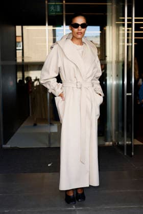 MFW Spring Summer 2027 Max Mara Photocall MP MILAN, ITALY - SEPTEMBER 24: Tina Kunakey attend the Max Mara fashion show during the Milan Fashion Week - Womenswear Spring Summer 2027 on September 24, 2026 in Milan, Italy. Photo by Marco Piovanotto Abacapress.com Milan Italy  Copyright: xPiovanottoxMarco ABACAx