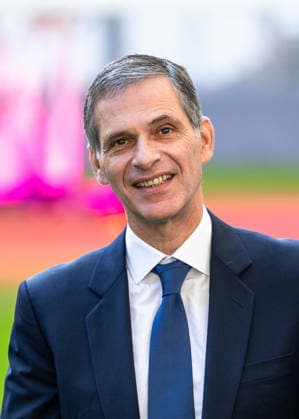 Artificial Intelligence Summit - Marseille CMA-CGM Chairman Rodolphe Saade pictured during first day of Artificial Intelligence Marseille, a summit concerning AI in stade CEPAC Velodrome de Marseille, France on September 14, 2026. Photo by Laurent Coust ABACAPRESS.COM Marseille France  Copyright: xCoustxLaurent ABACAx