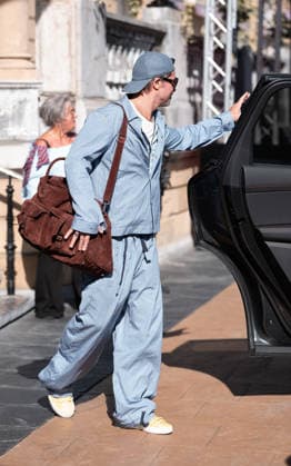 Brad Pitt and Ines de Ramon are seen leaving the Maria Cristina Hotel during the 74th San Sebastián International Film Festival (SSIFF) in San Sebastián on September 24, 2026, in Saint Sébastien, San Sebastián  Copyright: xLALOxYASKYx xBESTIMAGExLALOxYASKYx xBESTIMAGEx