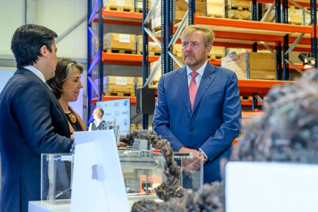 24-09-2026 IJmuiden King Willem-Alexander visited De Rijke Noordzee and Ecowende™s onshore service base in IJmuiden. Â  Copyright: xPPEx