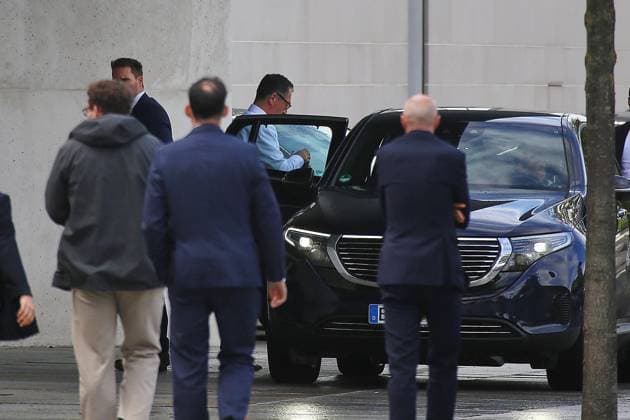 Berlin, Germany, September 24, 2026, Federal Chancellery: Informal meeting with the state premiers; Cem Özdemir, Premier of Baden-Württemberg (Green Party), upon arrival Copyright: xdtsxNachrichtenagenturx dts_136341