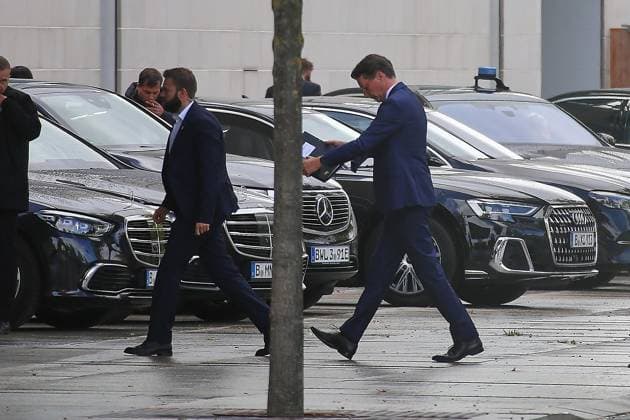 Berlin, Germany, September 24, 2026, Federal Chancellery: Informal meeting with the state premiers; Hendrik Wüst, CDU, Premier of North Rhine-Westphalia, upon arrival Copyright: xdtsxNachrichtenagenturx dts_136352