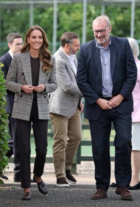 The Princess Of Wales Visits The Forward Trust SOUTHEND, ENGLAND - SEPTEMBER 24: Catherine, Princess of Wales and Mike Trace, CEO of The Forward Trust laugh during a visit to The Forward Trust to mark Addiction Awareness Week on September 24, 2026 in Southend, England. The Forward Trust supports people as they recover from addiction with the aim of helping them rebuild their lives. The Princess of Wales has been a patron of the charity since 2021., Credit:Chris Jackson PA ROTA - B68 Avalon United Kingdom, England, Southend  Copyright: xChrisxJacksonx xPAxROTAx-xB68x xAvalonx 1137816435