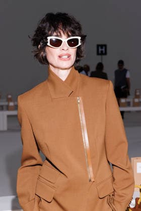 IPA88904449 - Milan, Milan Women™s Fashion Week Spring Summer 2027 - Women™s Fashion, Spring Summer 2027 - Max Mara fashion show - guests - Pictured: Paz Vega  Copyright: xCinziaxCamelax xx IPA88904449