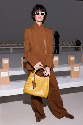IPA88904456 - Milan, Milan Women™s Fashion Week Spring Summer 2027 - Women™s Fashion, Spring Summer 2027 - Max Mara fashion show - guests - Pictured: Paz Vega  Copyright: xCinziaxCamelax xx IPA88904456