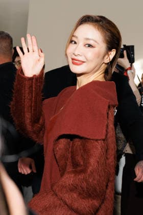 IPA88905962 - Milan, Milan Women™s Fashion Week Spring Summer 2027 - Women™s Fashion, Spring Summer 2027 - Max Mara fashion show - guests - Pictured: Gao Ye  Copyright: xCinziaxCamelax xx IPA88905962