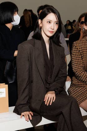 IPA88906095 - Milan, Milan Women™s Fashion Week Spring Summer 2027 - Women™s Fashion, Spring Summer 2027 - Max Mara fashion show - guests - Pictured: Yoona Lim.  Copyright: xCinziaxCamelax xx IPA88906095