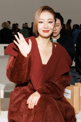 IPA88906351 - Milan, Milan Women™s Fashion Week Spring Summer 2027 - Women™s Fashion, Spring Summer 2027 - Max Mara fashion show - guests - Pictured: Gao Ye  Copyright: xCinziaxCamelax xx IPA88906351