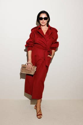 IPA88906457 - Milan, Milan Women™s Fashion Week Spring Summer 2027 - Women™s Fashion, Spring Summer 2027 - Max Mara fashion show - guests - Pictured: Luisa Ranieri.  Copyright: xCinziaxCamelax xx IPA88906457