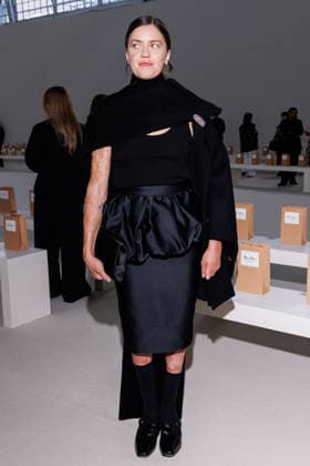 IPA88906874 - Milan, Milan Women™s Fashion Week Spring Summer 2027 - Women™s Fashion, Spring Summer 2027 - Max Mara fashion show - guests - Pictured: Veronica Yoko  Copyright: xCinziaxCamelax xx IPA88906874