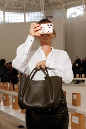 IPA88906894 - Milan, Milan Women™s Fashion Week Spring Summer 2027 - Women™s Fashion, Spring Summer 2027 - Max Mara fashion show - guests - Pictured: Leighton Meester  Copyright: xCinziaxCamelax xx IPA88906894