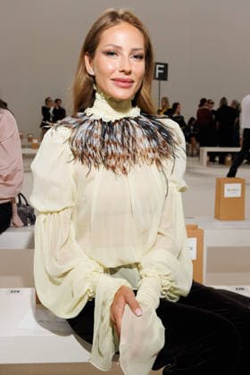 IPA88907246 - Milan, Milan Women™s Fashion Week Spring Summer 2027 - Women™s Fashion, Spring Summer 2027 - Max Mara fashion show - guests - Pictured: Ginta Biku  Copyright: xCinziaxCamelax xx IPA88907246