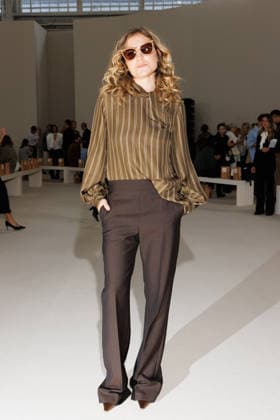 IPA88907268 - Milan, Milan Women™s Fashion Week Spring Summer 2027 - Women™s Fashion, Spring Summer 2027 - Max Mara fashion show - guests - Pictured: Noemi Brando  Copyright: xCinziaxCamelax xx IPA88907268