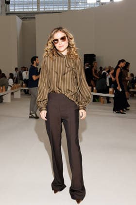IPA88907272 - Milan, Milan Women™s Fashion Week Spring Summer 2027 - Women™s Fashion, Spring Summer 2027 - Max Mara fashion show - guests - Pictured: Noemi Brando  Copyright: xCinziaxCamelax xx IPA88907272