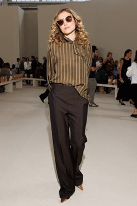 IPA88907277 - Milan, Milan Women™s Fashion Week Spring Summer 2027 - Women™s Fashion, Spring Summer 2027 - Max Mara fashion show - guests - Pictured: Noemi Brando  Copyright: xCinziaxCamelax xx IPA88907277