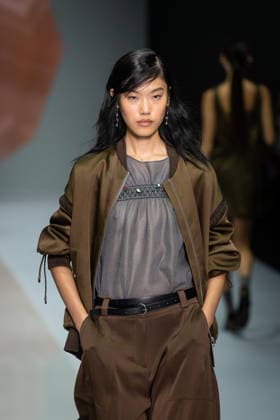 Anteprima fashion show during the Milan Fashion Week - Womenswear Spring Summer 2027 in Milan, Italy, on 24 September 2026. A model walks the runway at Anteprima fashion show during the Milan Fashion Week - Womenswear Spring Summer 2027 in Milan, Italy, on 24 September 2026., Credit:Stefano Costantino TTL Stefano Costantino Avalon Italy, Milan  Copyright: xStefanoxCostantinoxTTLx xStefanoxCostantinox xAvalonx 1137815133
