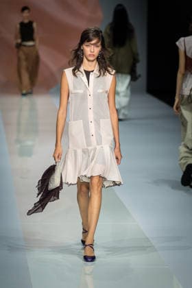 Anteprima fashion show during the Milan Fashion Week - Womenswear Spring Summer 2027 in Milan, Italy, on 24 September 2026. A model walks the runway at Anteprima fashion show during the Milan Fashion Week - Womenswear Spring Summer 2027 in Milan, Italy, on 24 September 2026., Credit:Stefano Costantino TTL Stefano Costantino Avalon Italy, Milan  Copyright: xStefanoxCostantinoxTTLx xStefanoxCostantinox xAvalonx 1137815233