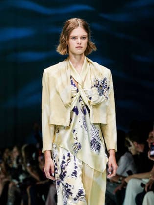 IPA88905332 - Milan, Milan Women™s Fashion Week Spring Summer 2027 - Women™s Fashion, Spring Summer 2027 - Genny fashion show - pictured on the runway: Model.  Copyright: xEmanuelexDexCarlix xEmanuelexDexCarlix IPA88905332