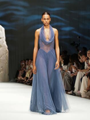 IPA88906665 - Milan, Milan Women™s Fashion Week Spring Summer 2027 - Women™s Fashion, Spring Summer 2027 - Genny fashion show - pictured on the runway: Model.  Copyright: xEmanuelexDexCarlix xEmanuelexDexCarlix IPA88906665