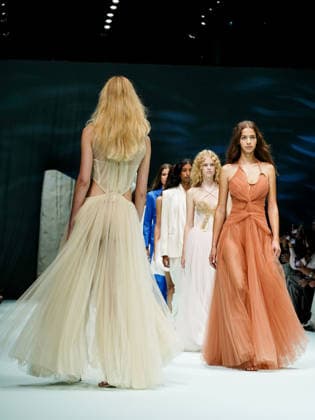 IPA88906721 - Milan, Milan Women™s Fashion Week Spring Summer 2027 - Women™s Fashion, Spring Summer 2027 - Genny fashion show - pictured on the runway: Model.  Copyright: xEmanuelexDexCarlix xEmanuelexDexCarlix IPA88906721